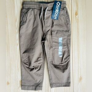 OshKosh B'gosh Kids 12 M Tan Khaki Cargo Pants